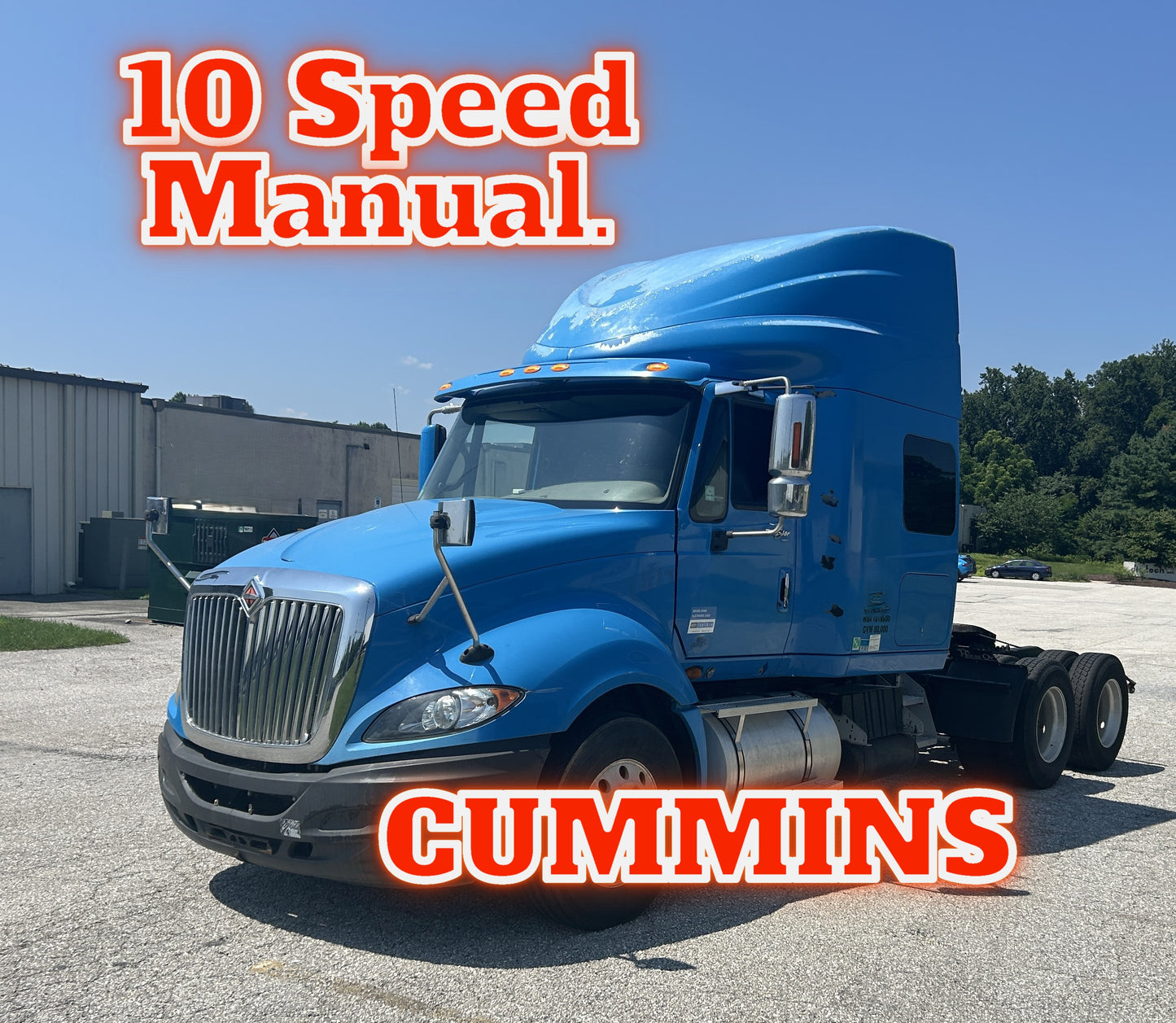 2010 International Prostar LF627 10 Spd Manual Cummins Semi Sleeper Truck 2025M0117