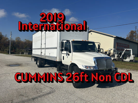 2019 International 4300 26FT Box Truck Cummins 2025M0176