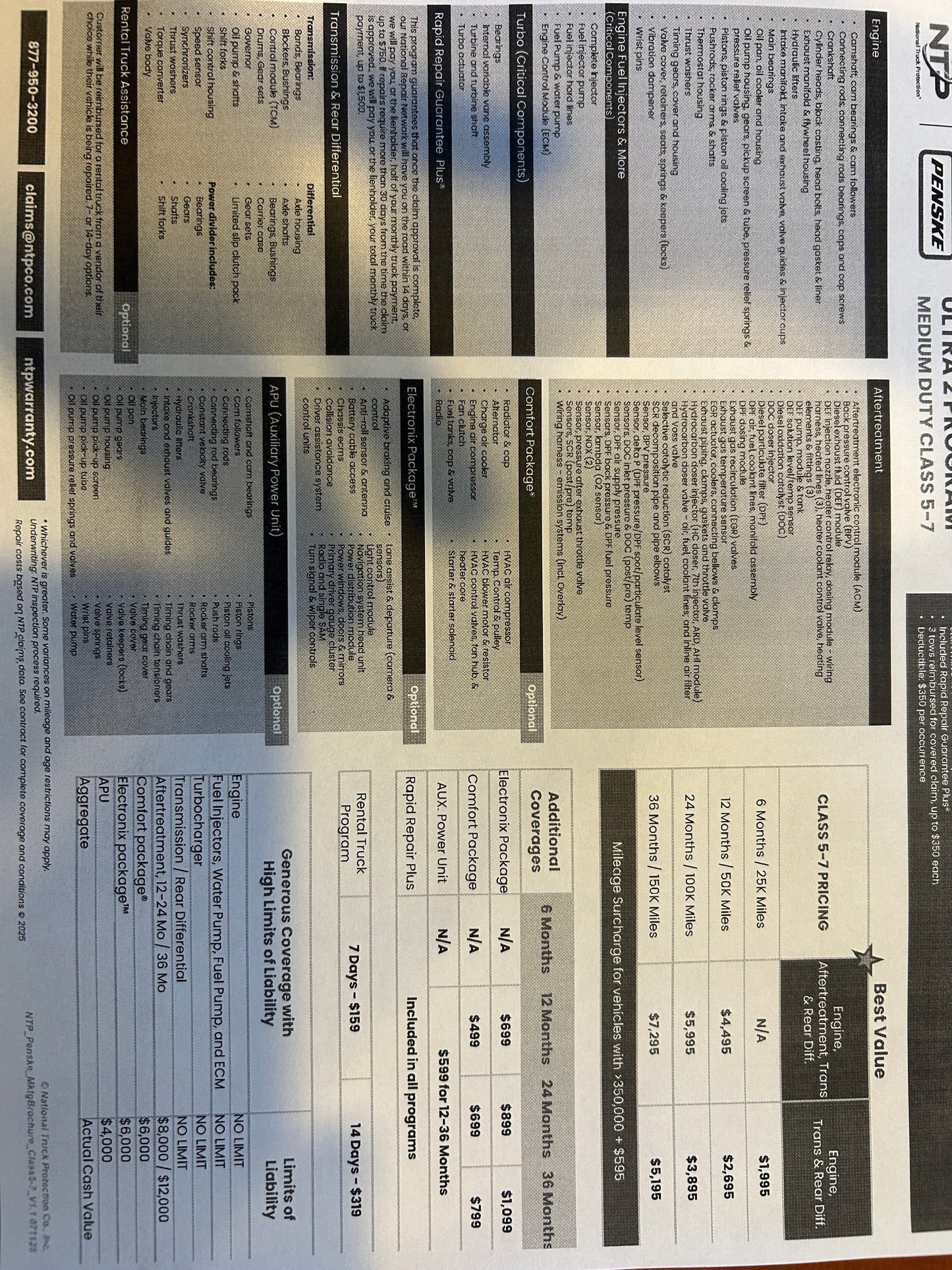 2019 International 4300 26FT Box Truck Cummins 2025M0176