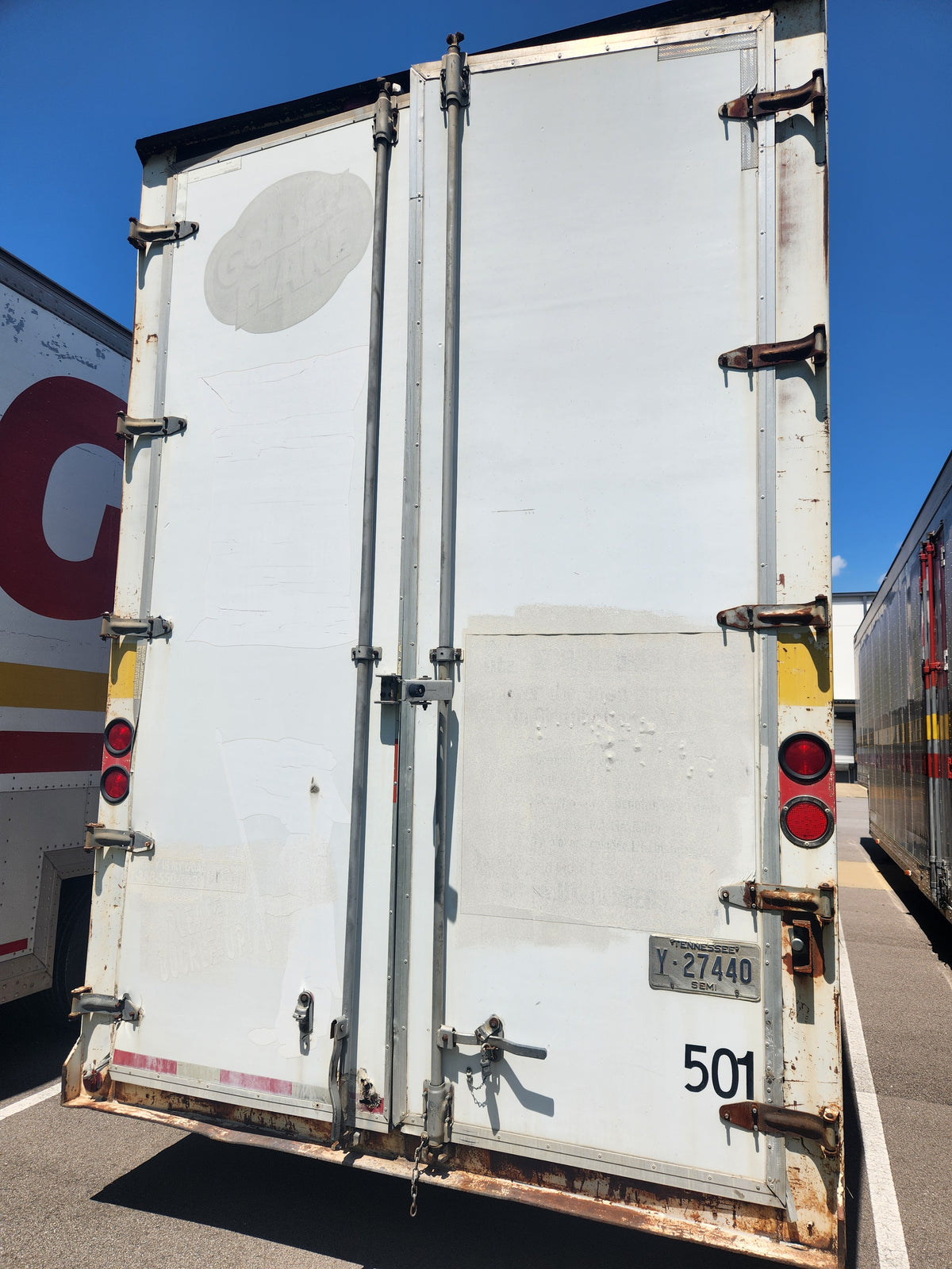 Multiple 1992 1993 Dorsey 53ft Step Deck Dry Van Trailers