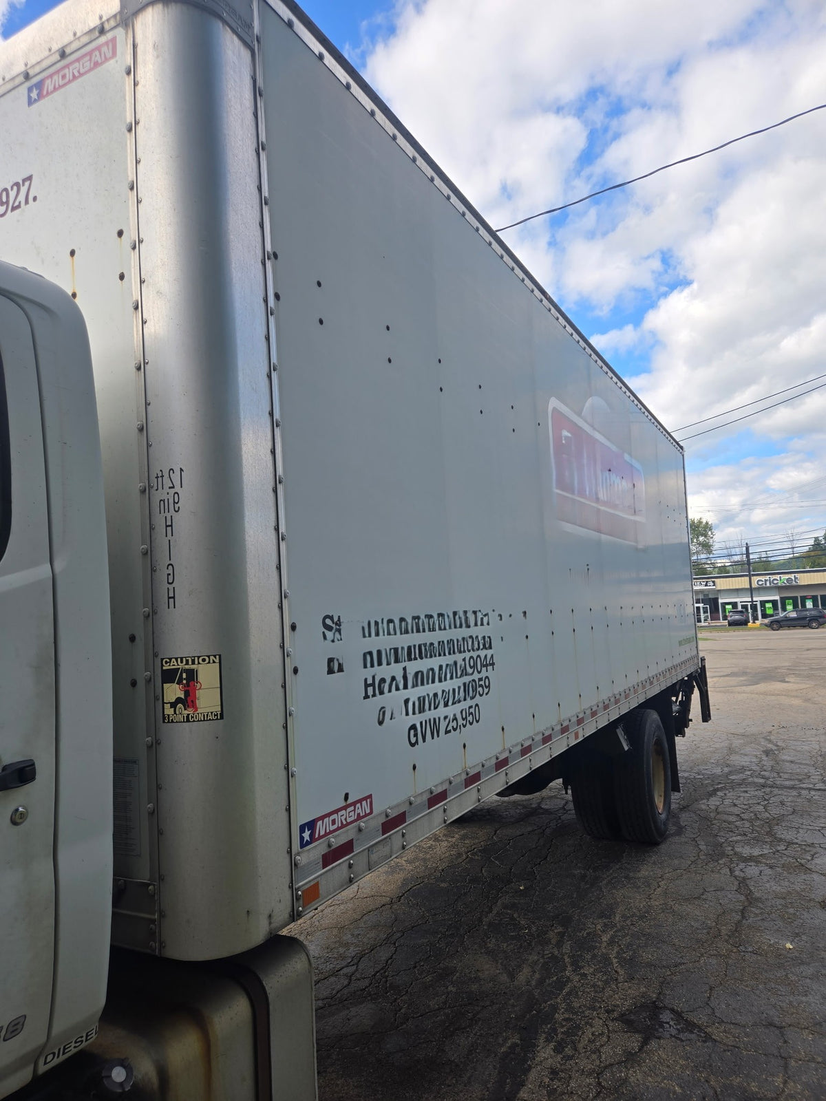 2017 Hino 268 26ft Box Truck 2026M0257