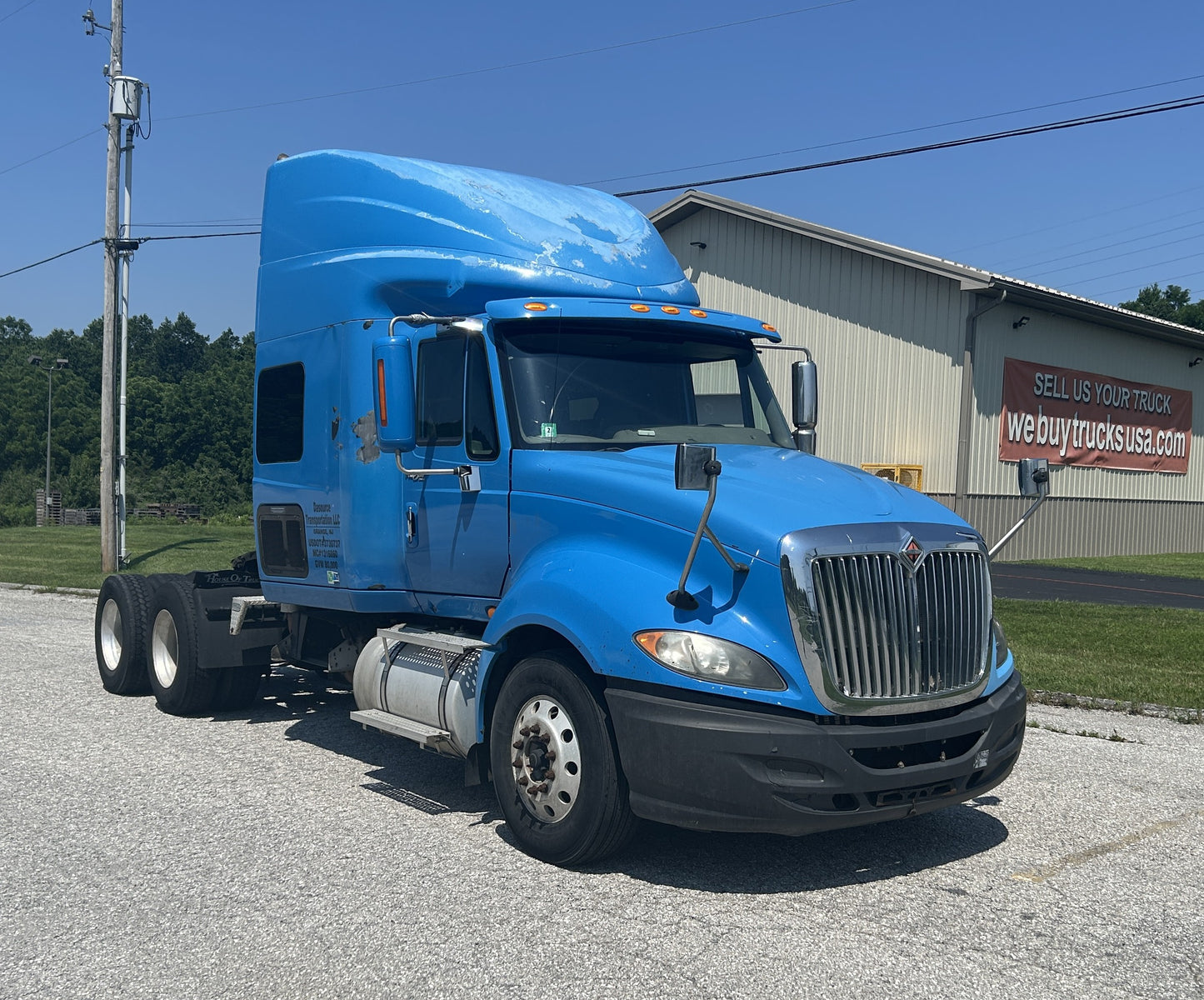 2010 International Prostar LF627 10 Spd Manual Cummins Semi Sleeper Truck 2025M0117