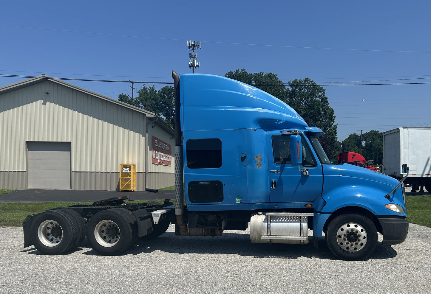 2010 International Prostar LF627 10 Spd Manual Cummins Semi Sleeper Truck 2025M0117